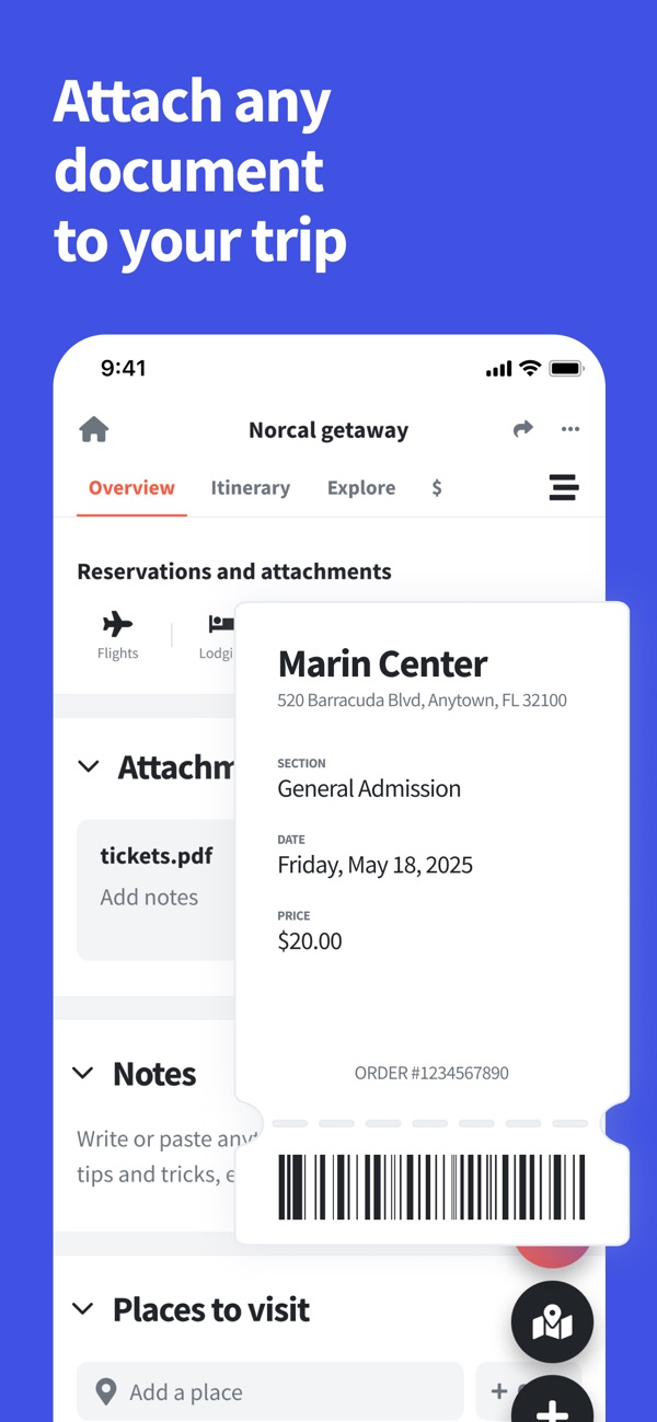 Wanderlog iPhone screenshot 8