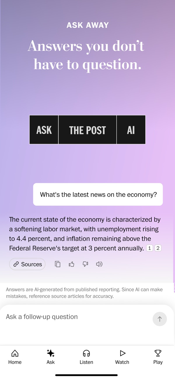 Washington Post iPhone screenshot 4
