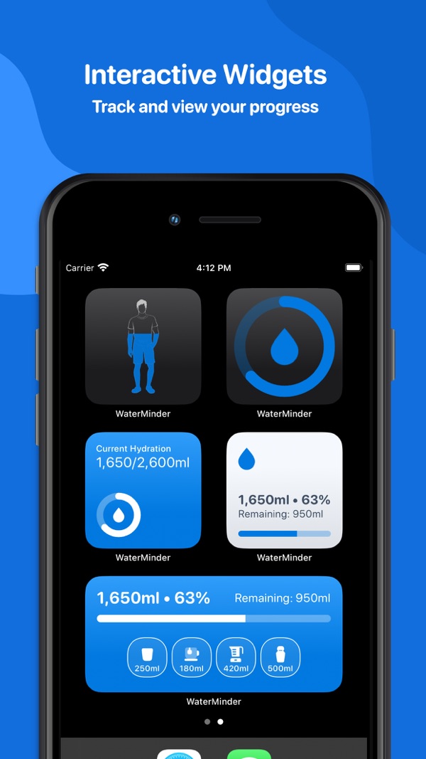 Water Tracker by WaterMinder® iPhone screenshot 4