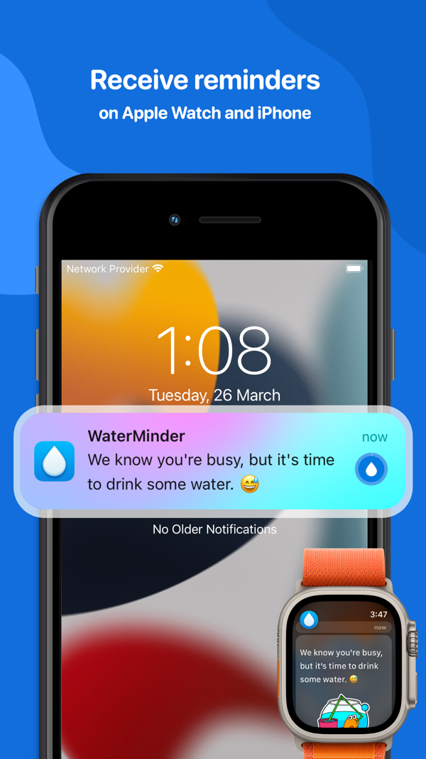 Water Tracker by WaterMinder® iPhone screenshot 2