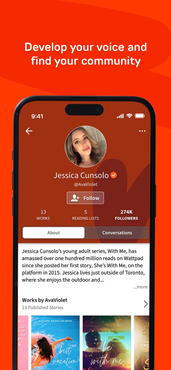 Wattpad iPhone screenshot 5