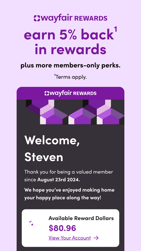 Wayfair iPhone screenshot 2