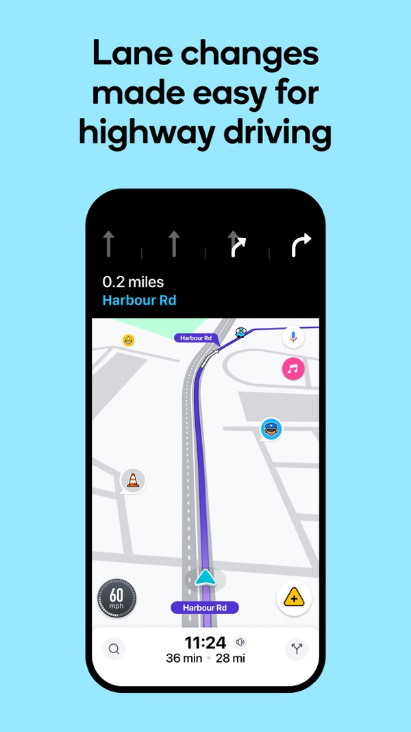 Waze Navigation & Live Traffic iPhone screenshot 8