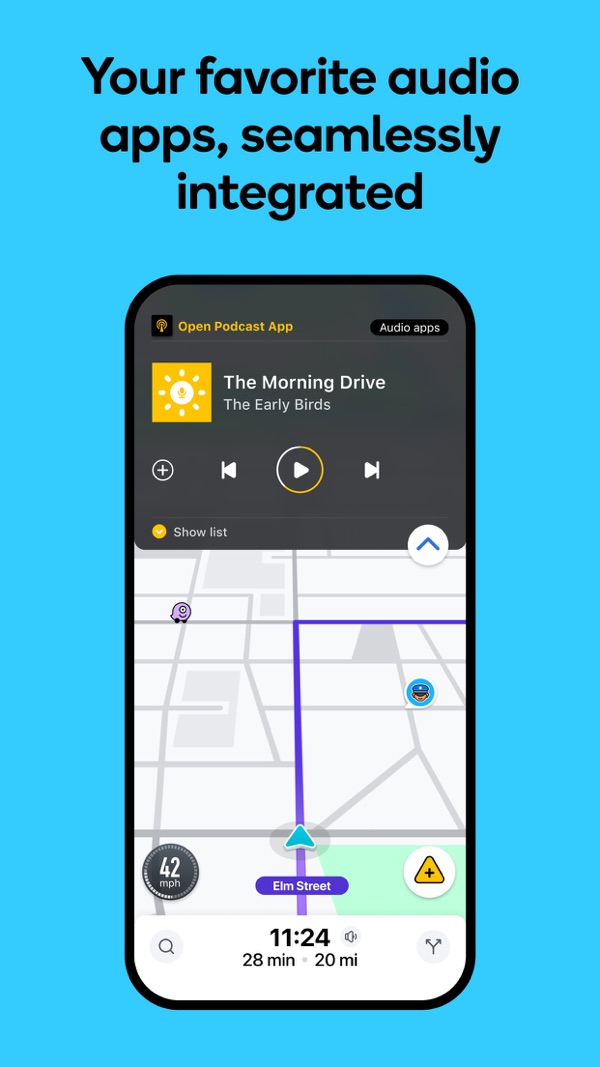 Waze Navigation & Live Traffic iPhone screenshot 9