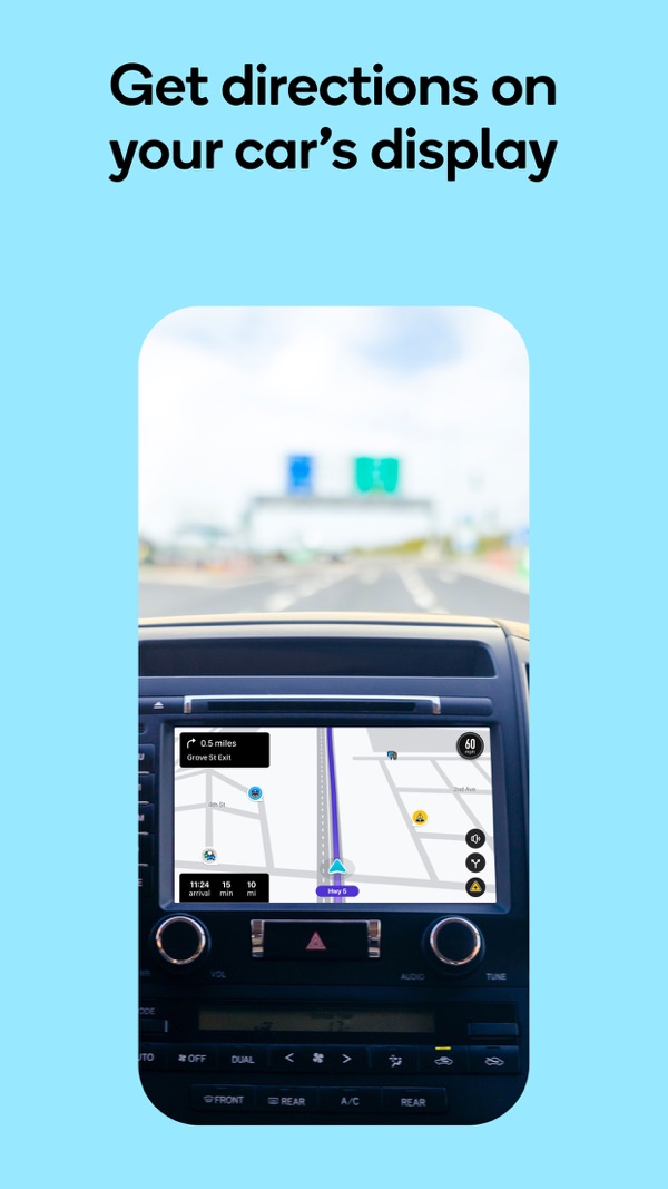 Waze Navigation & Live Traffic iPhone screenshot 6