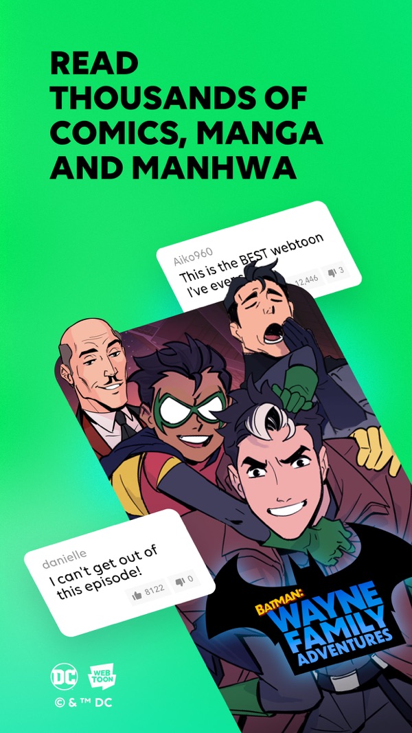 WEBTOON iPhone screenshot 1