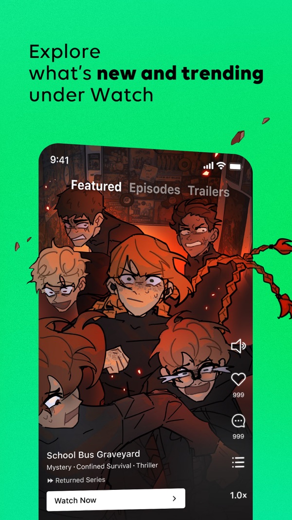 WEBTOON iPhone screenshot 5