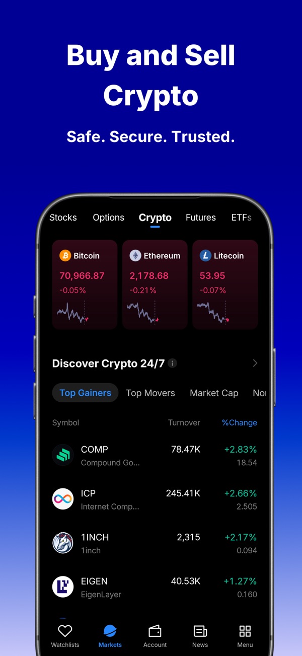 Webull iPhone screenshot 6