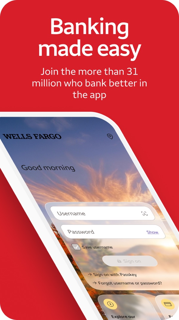Wells Fargo Mobile® iPhone screenshot 1