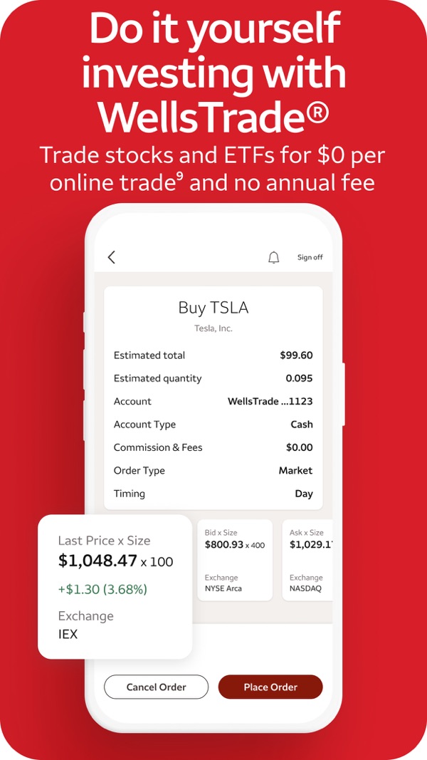Wells Fargo Mobile® iPhone screenshot 9