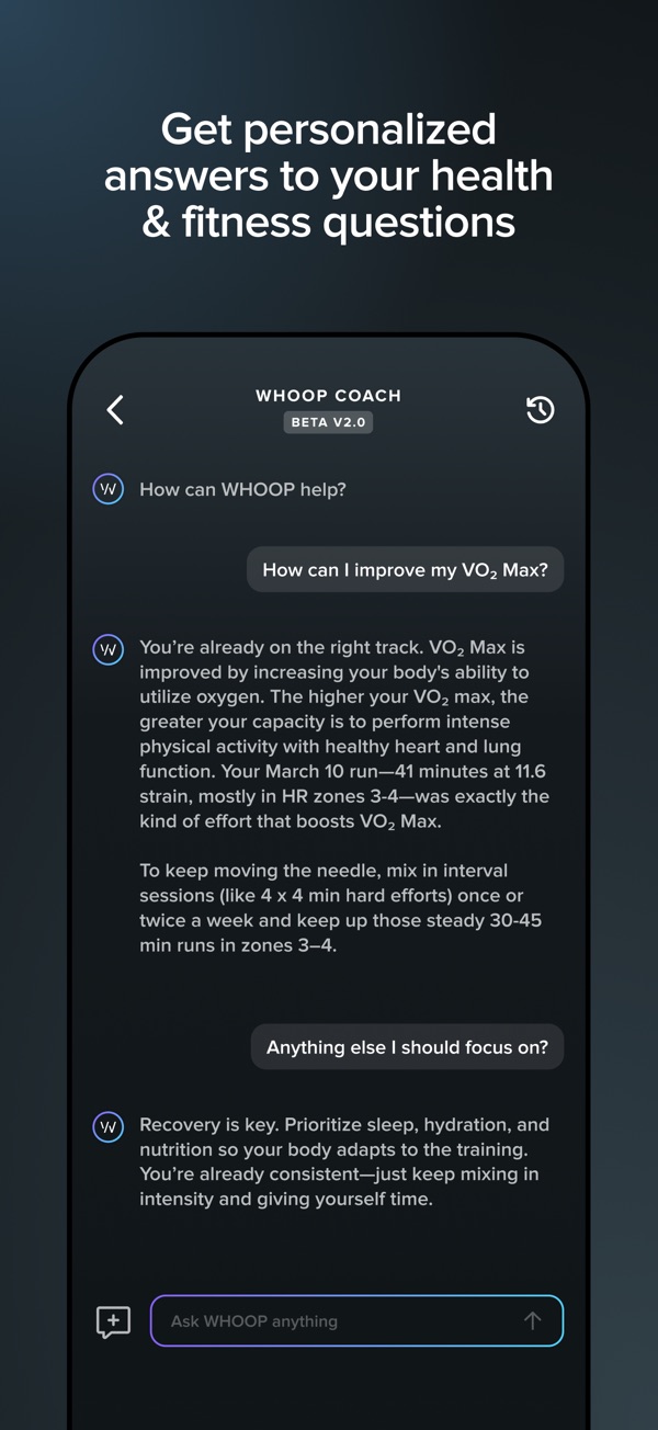 WHOOP iPhone screenshot 7