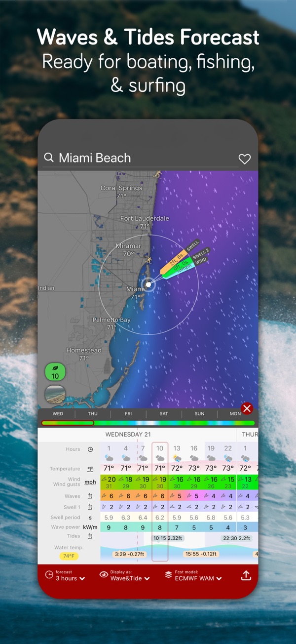 Windy.com iPhone screenshot 7