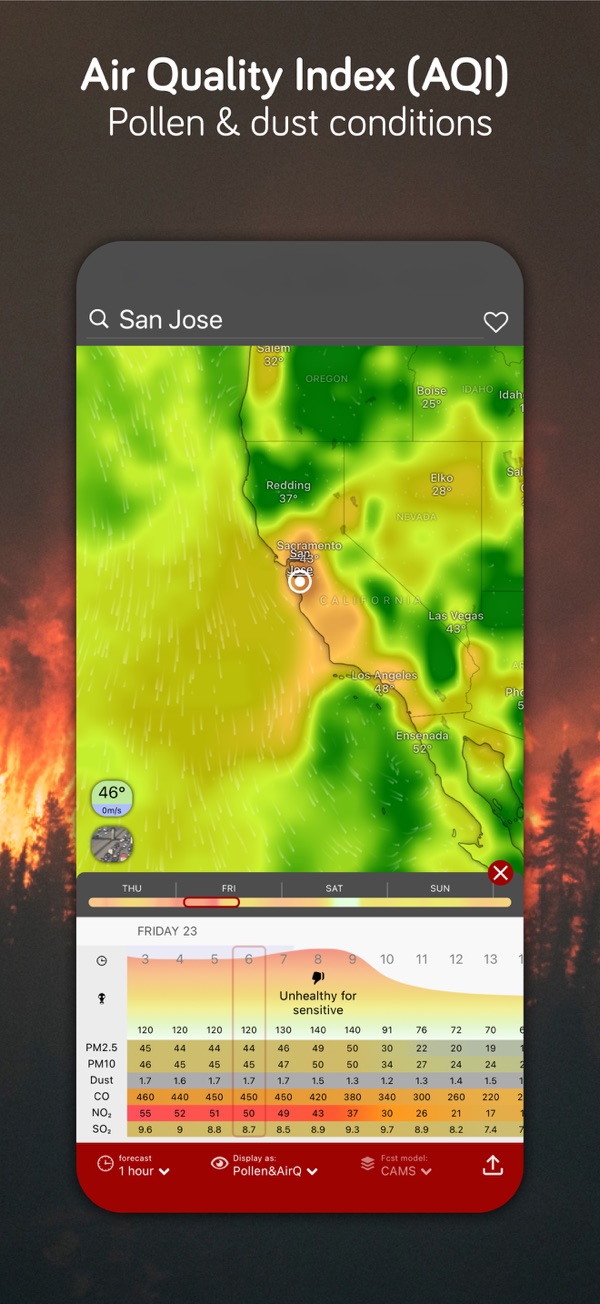 Windy.com iPhone screenshot 9