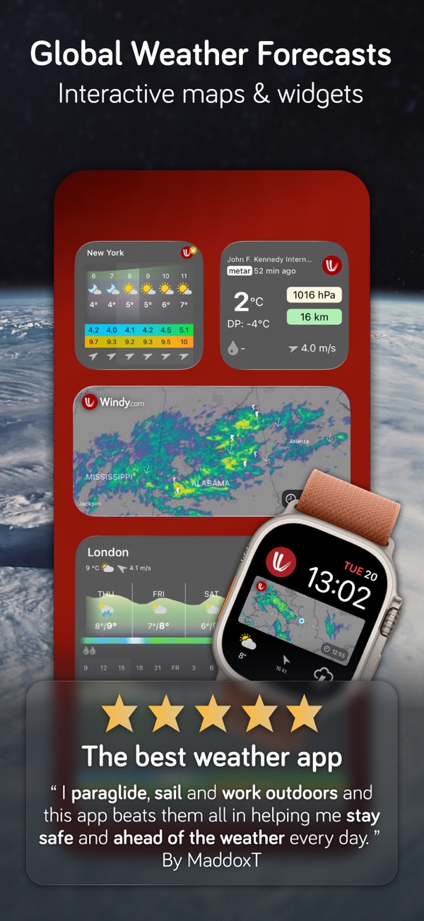 Windy.com iPhone screenshot 3