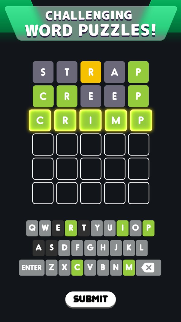 Wordle! iPhone screenshot 2