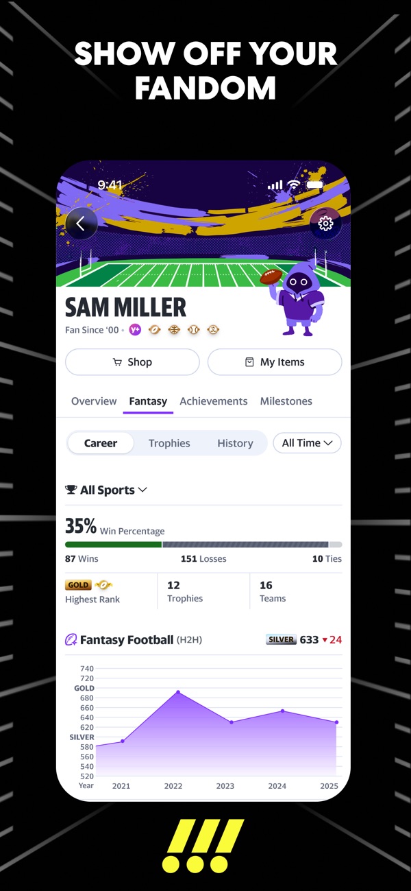 Yahoo Fantasy Sports iPhone screenshot 9