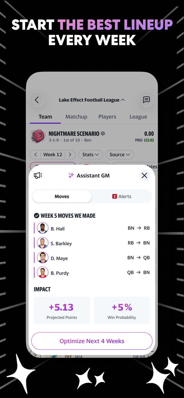 Yahoo Fantasy Sports iPhone screenshot 8