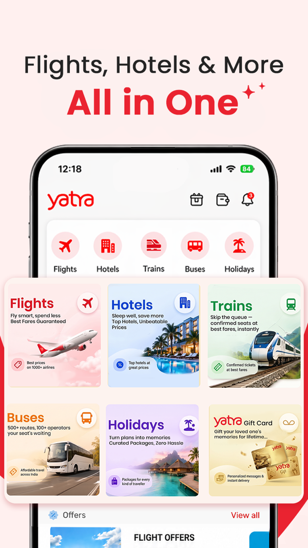 Yatra iPhone screenshot 2
