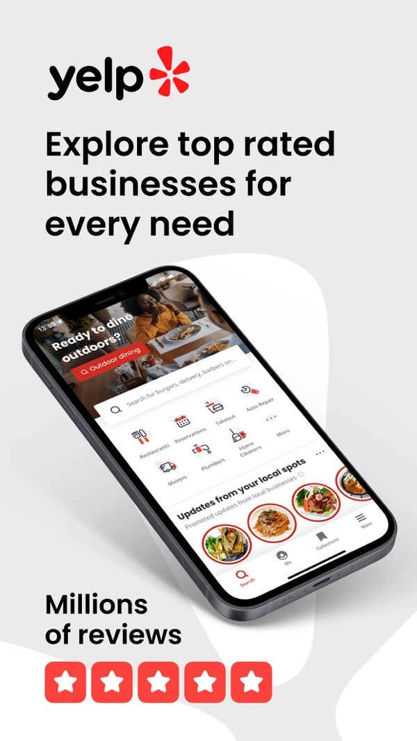 Yelp iPhone screenshot 1