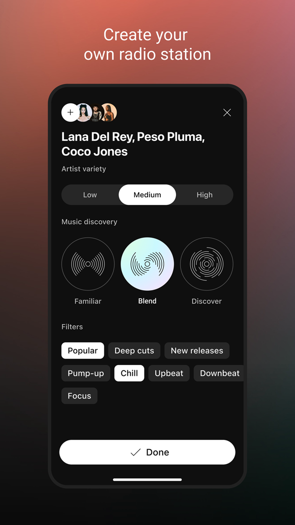 YouTube Music iPhone screenshot 1