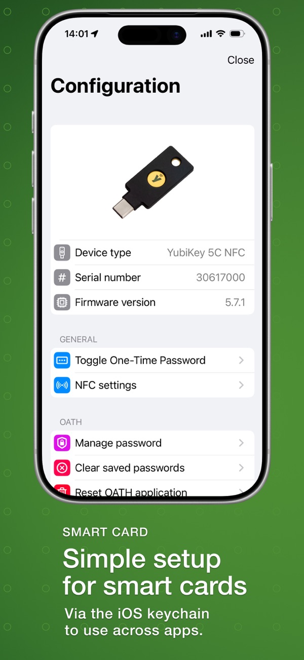 Yubico Authenticator iPhone screenshot 4