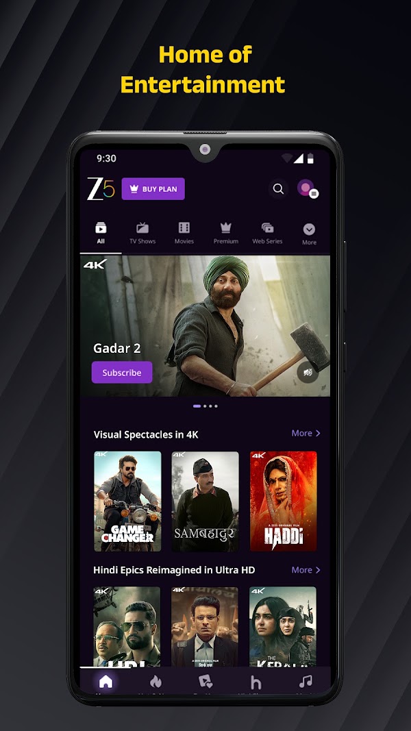 Zee 5 Android phone screenshot 2