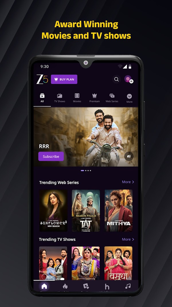 Zee 5 Android phone screenshot 3