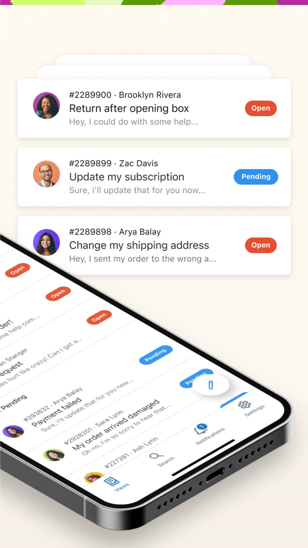 Zendesk Support iPhone screenshot 2