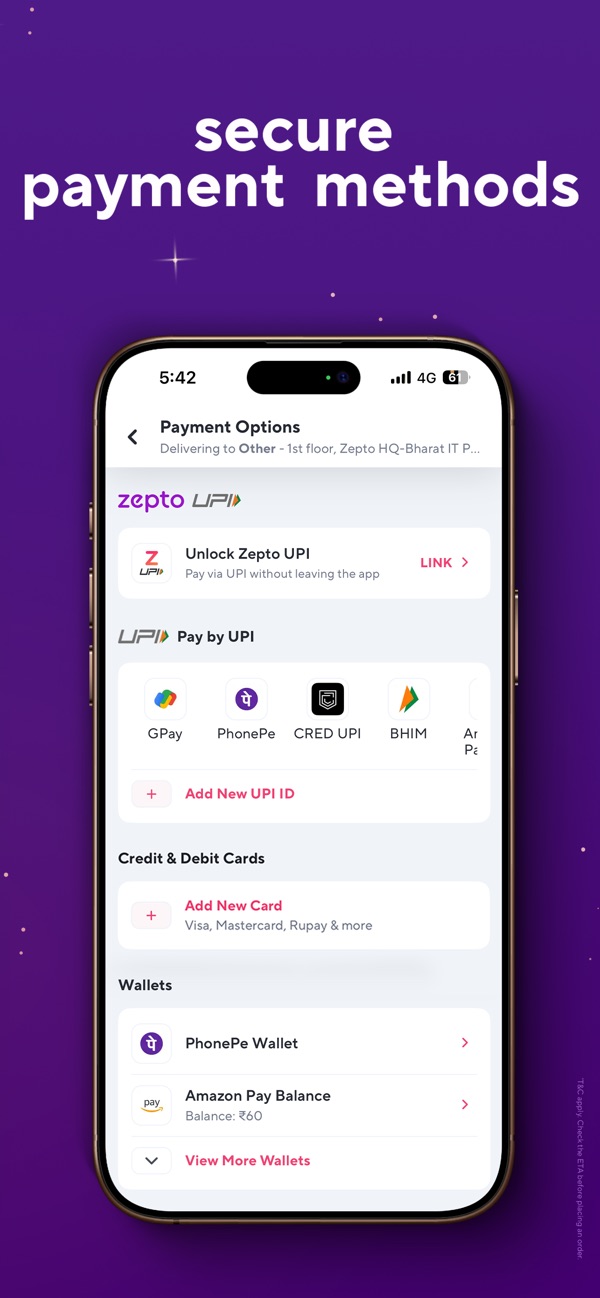 Zepto iPhone screenshot 4