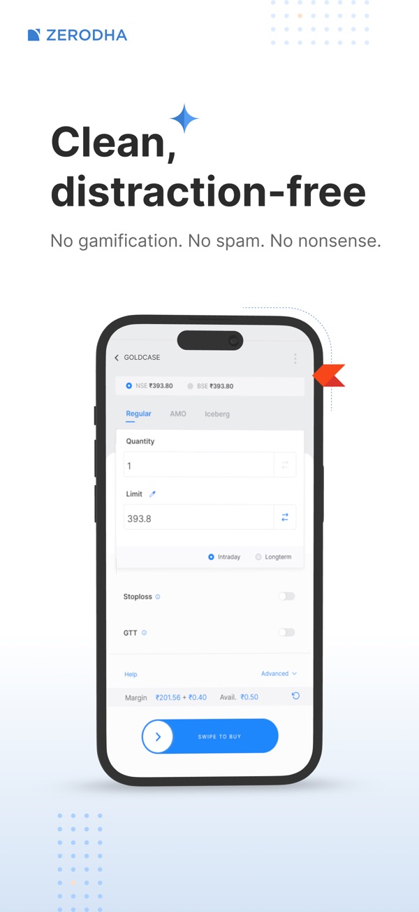 Zerodha Kite iPhone screenshot 2