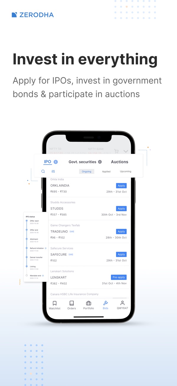 Zerodha Kite iPhone screenshot 5