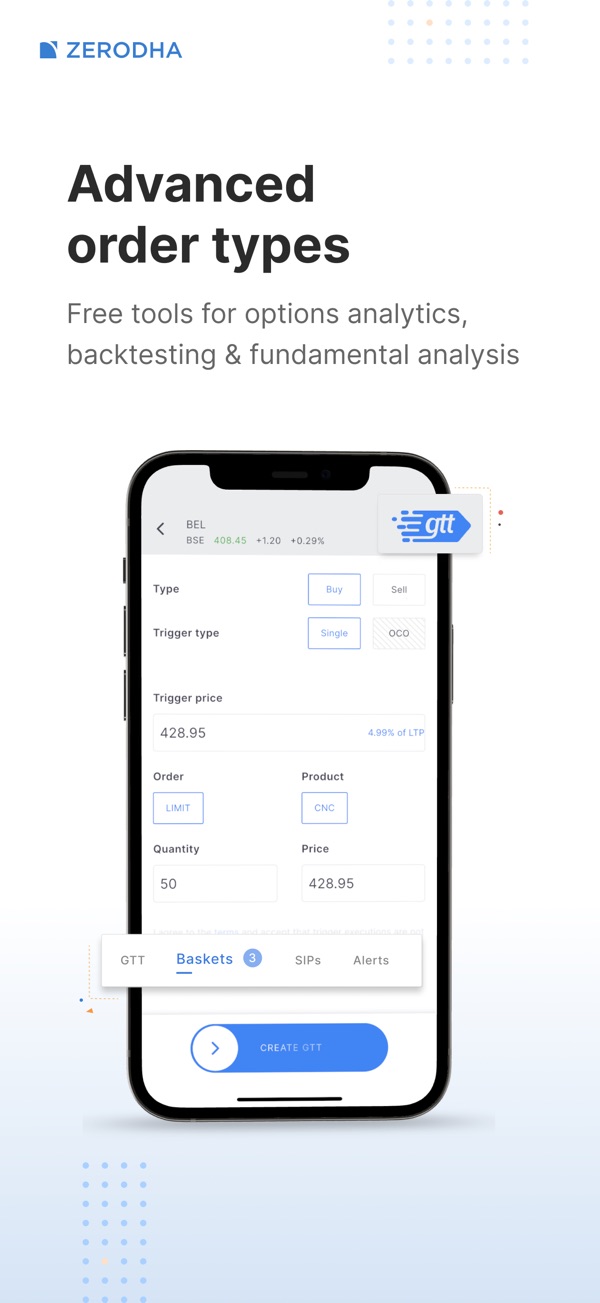 Zerodha Kite iPhone screenshot 6