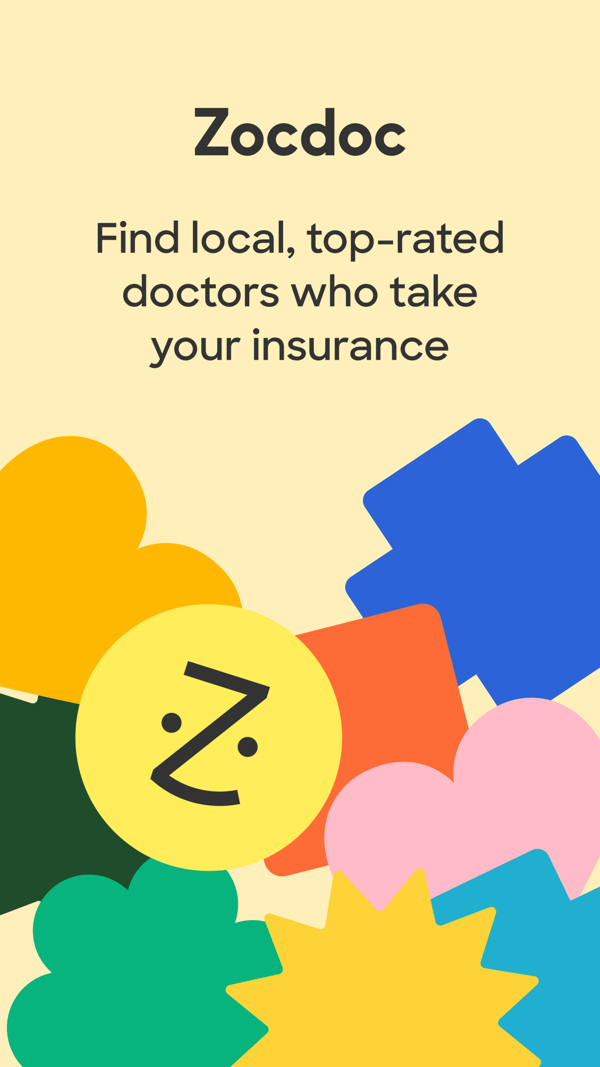 Zocdoc iPhone screenshot 1