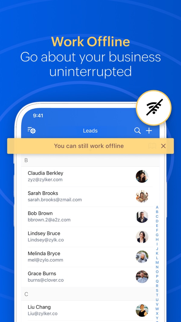 Zoho CRM iPhone screenshot 8