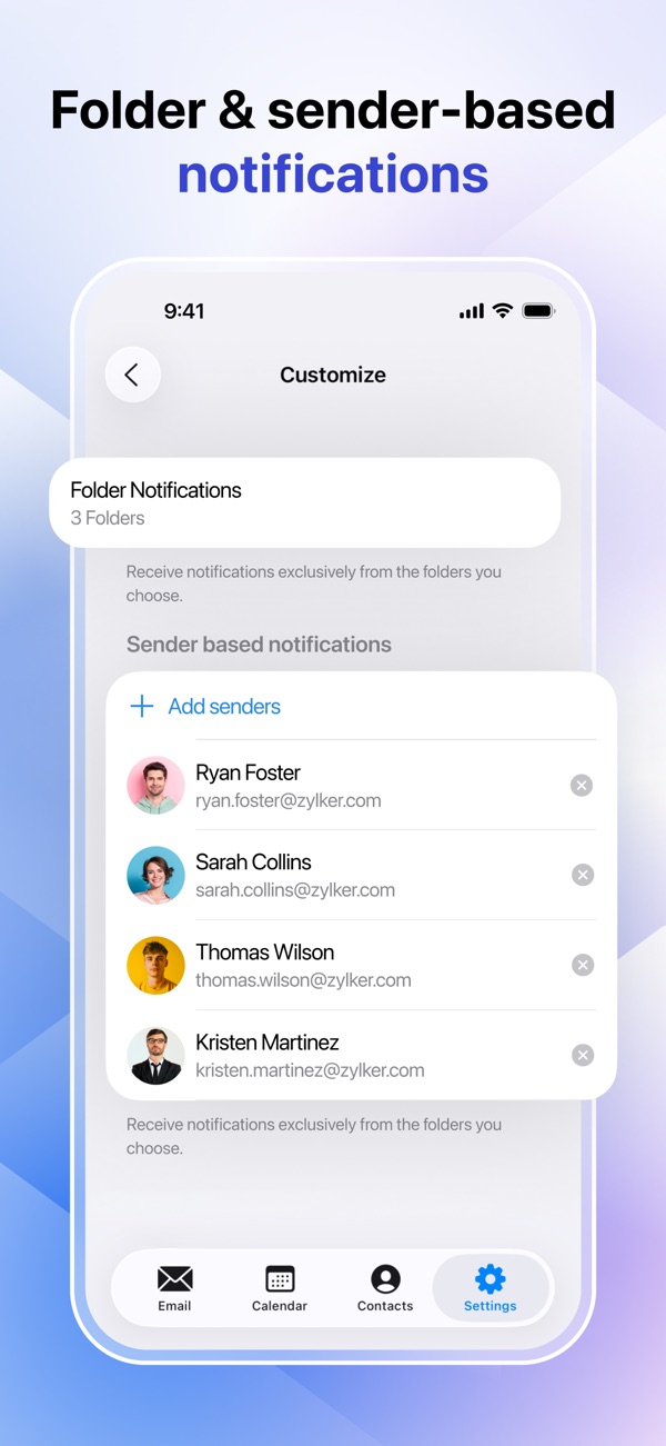 Zoho Mail iPhone screenshot 5