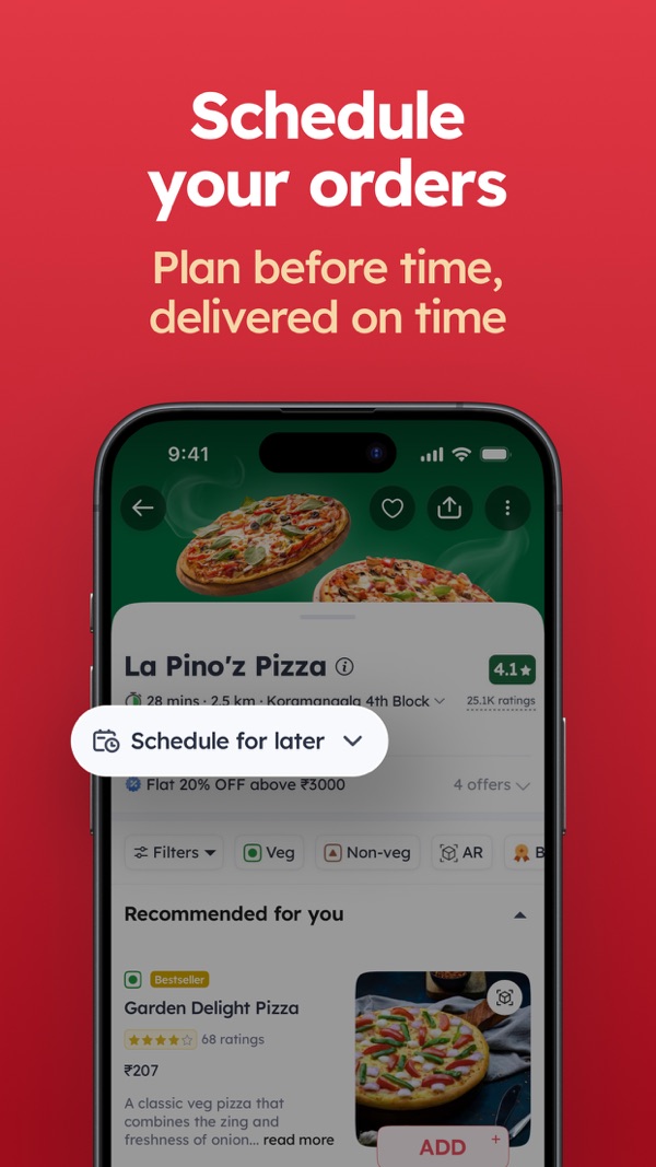 Zomato iPhone screenshot 3