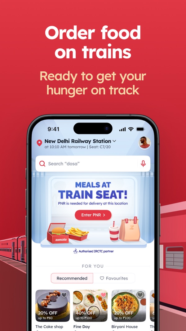 Zomato iPhone screenshot 2