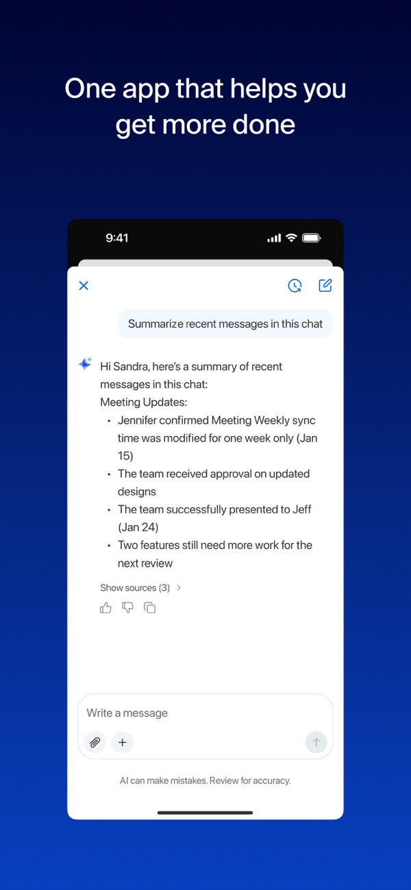 Zoom Workplace iPhone screenshot 2