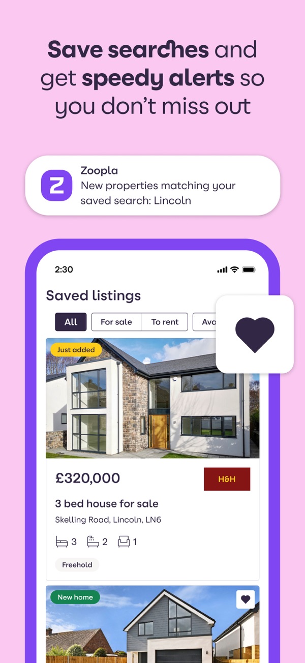 Zoopla home property search UK iPhone screenshot 6