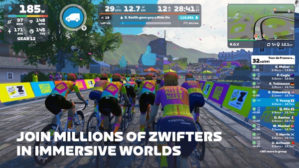 Zwift iPhone screenshot 3
