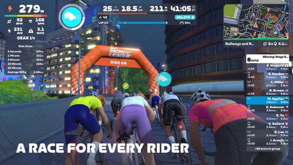 Zwift iPhone screenshot 2